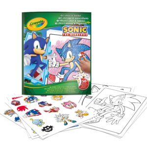 CRAYOLA SONIC Värvimis- ja kleepimisraamat