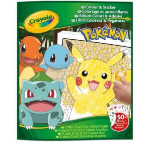 CRAYOLA POKEMON Värvimis- ja kleepimisraama