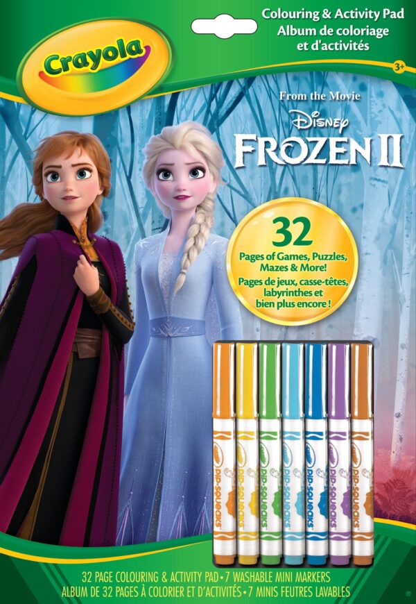 CRAYOLA Frozen 2 Värvimis- ja tegevusraamat