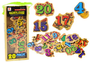 Puidust magnetid Numbrid 20 tk - Image 2