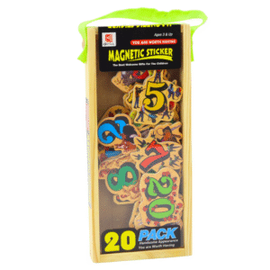 Puidust magnetid Numbrid 20 tk