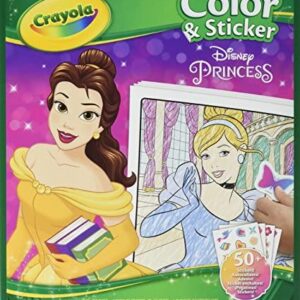 CRAYOLA Värvi- ja kleebisteraamat Printsessid