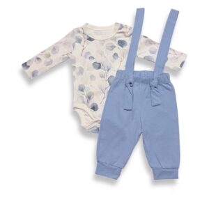 Komplekt püksid ja body, lehed